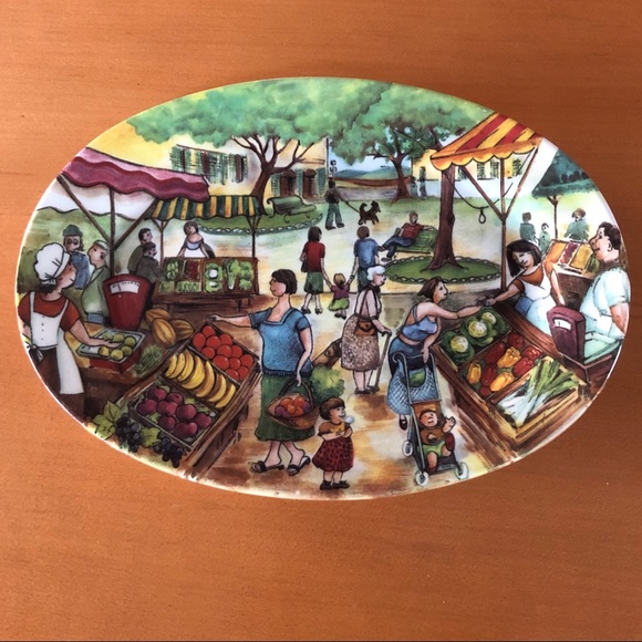 Brunelli Vegetable Market Relish Plate - Picture 1 of 4